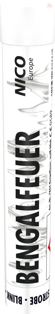 Bengalfeuer, weiß blinkend, KAT F1