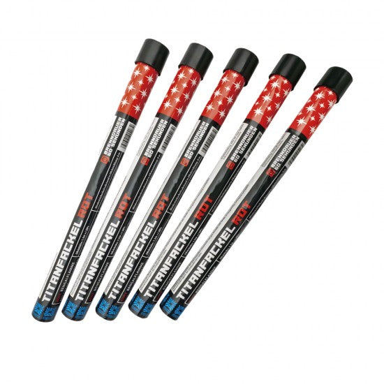 Titanfackel rot (EINZELSTÜCK)