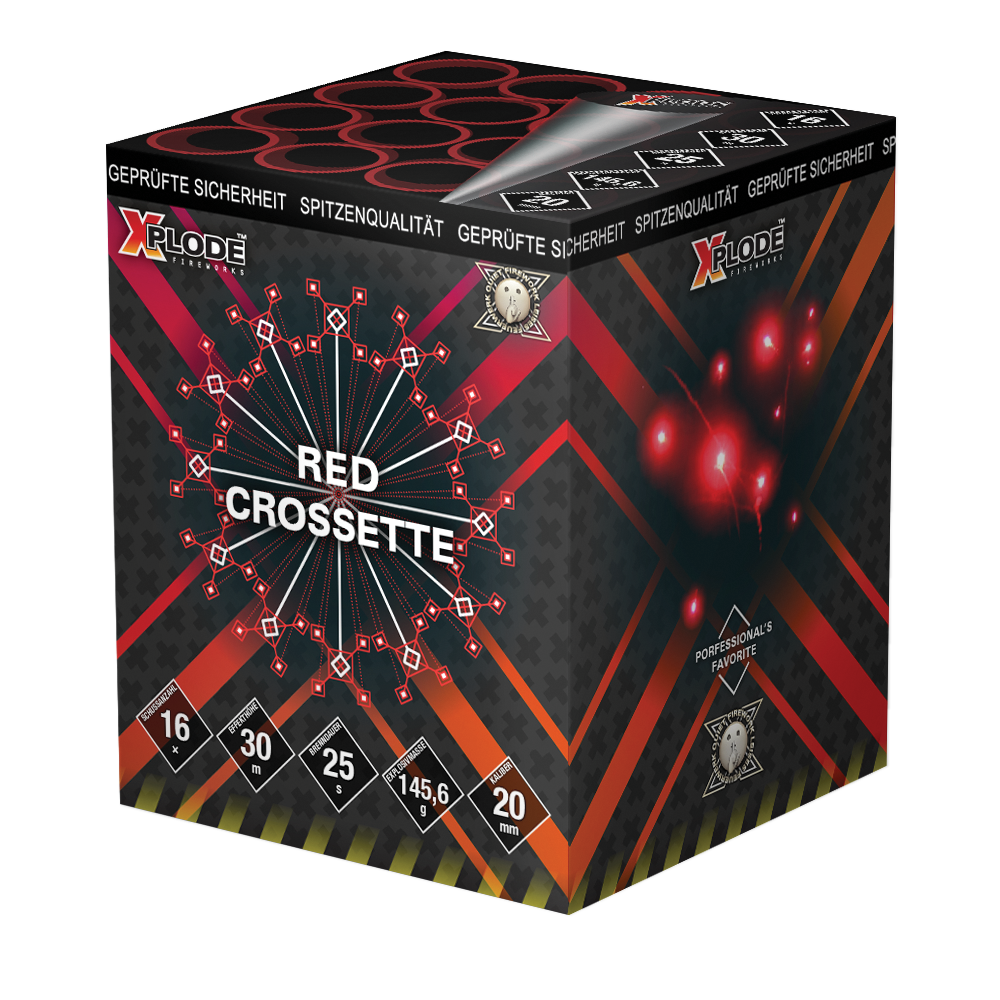 Red Crossette Xplode