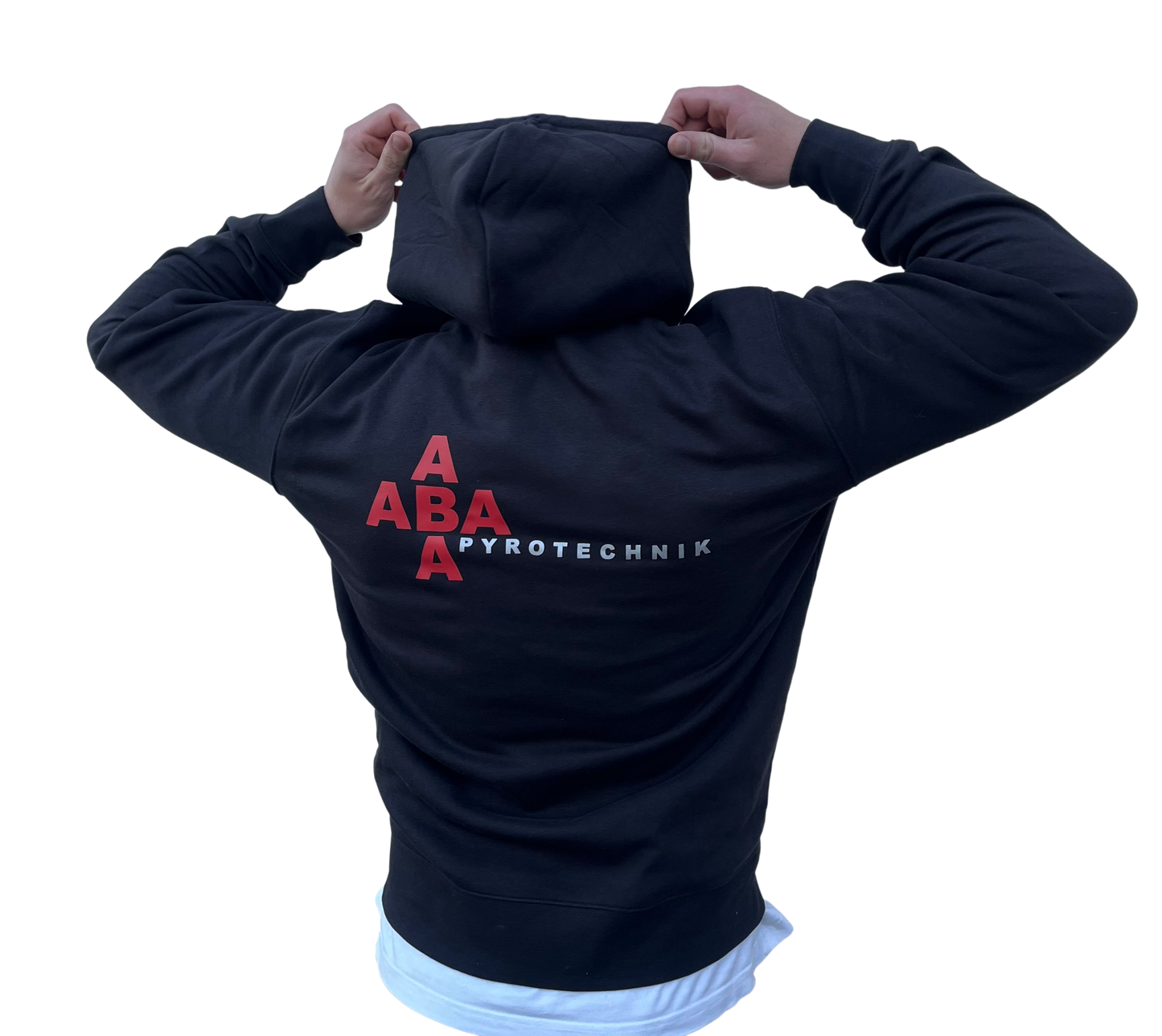 ABA Hoodie schwarz "Vogelschreck" unisex Gr. XXL