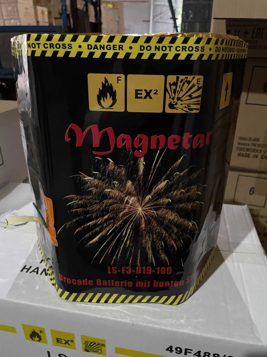 Magnetar 19 Schuss Brocade mit Bunten Sternen F3/1.3G