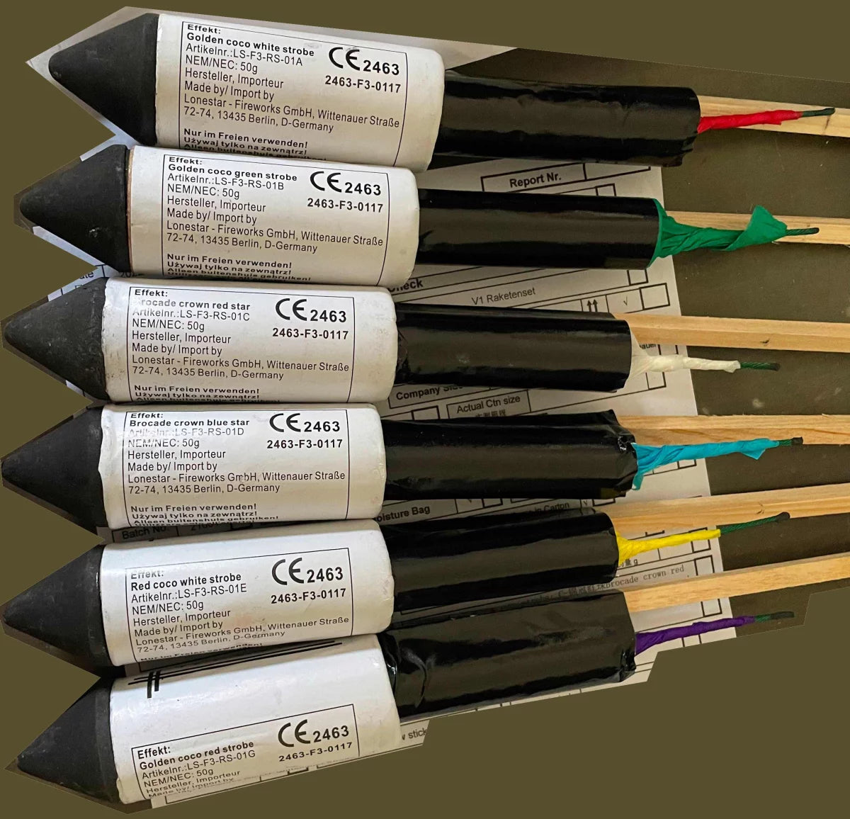 V1 Raketenset F3/1.3G