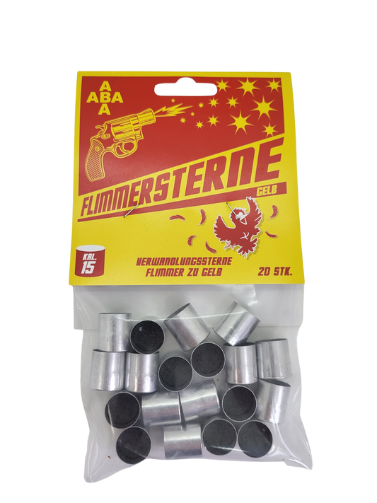 Flimmersterne Gelb 20er Beutel