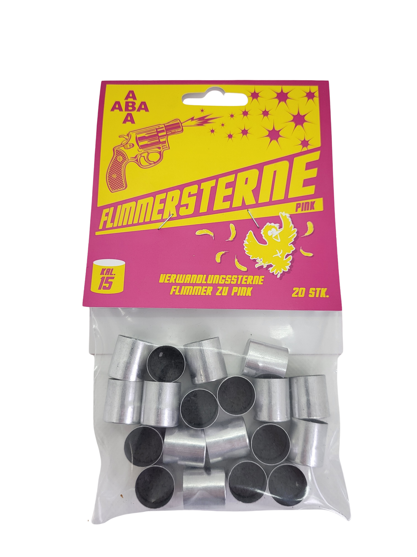 Flimmersterne Pink 20er Beutel