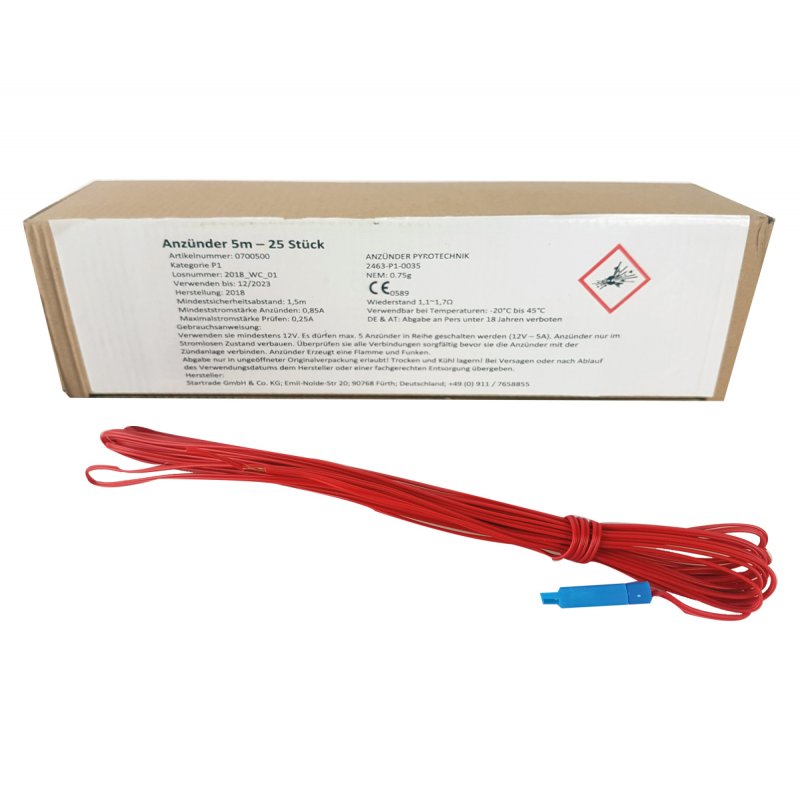 Elektrischer Anzünder 5m Einzelstück
