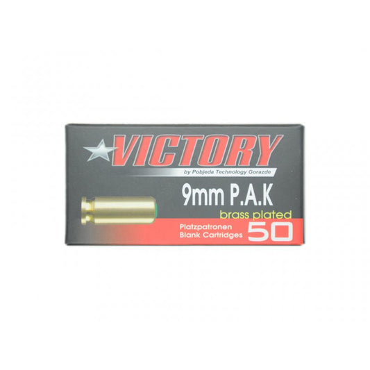 9mm P.A.K Stahlhülse vermessingt