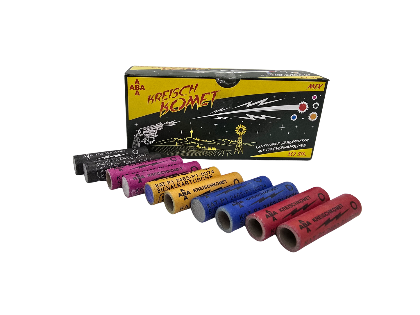 Kreischkomet Mix 50er Faltschachtel