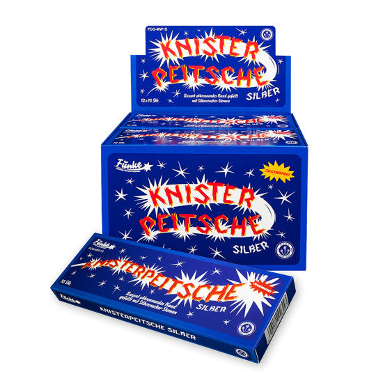 Knisterpeitsche Silber 10er Packung