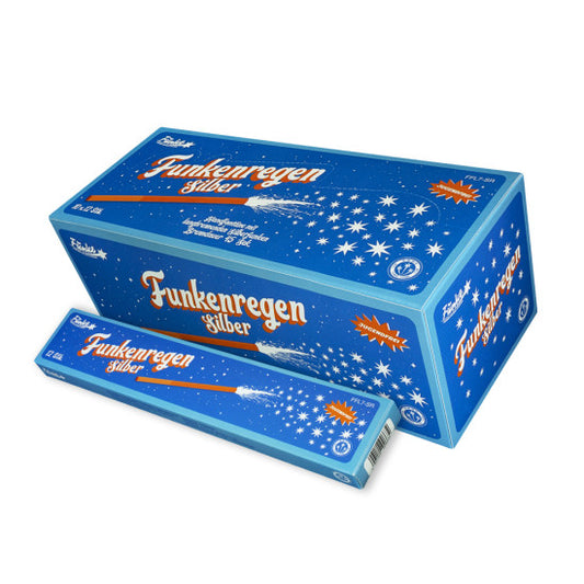 Funkenregen Silber Packung