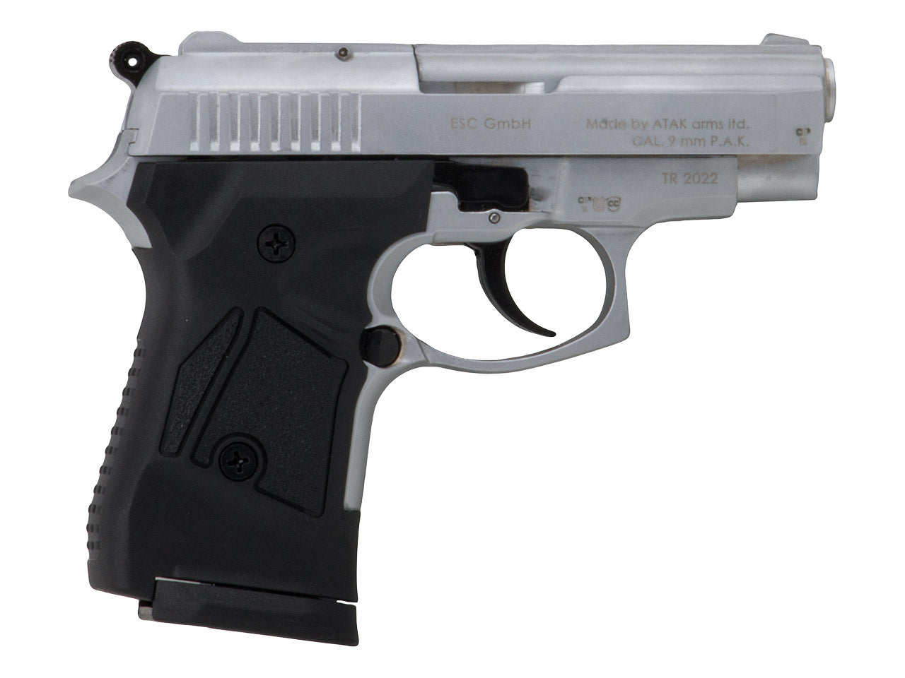 Zoraki 914-P matt chrom 9mm P.A.K