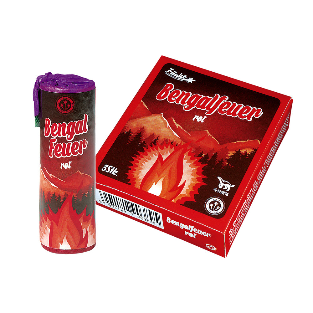 Bengalfeuer Rot – ABA PYRO-STORE