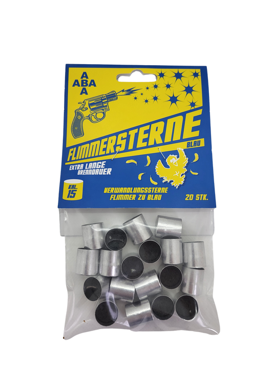 Flimmersterne Blau 20er Beutel