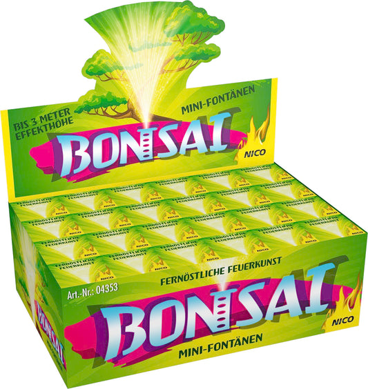 Bonsai Fontäne, 24er-Display