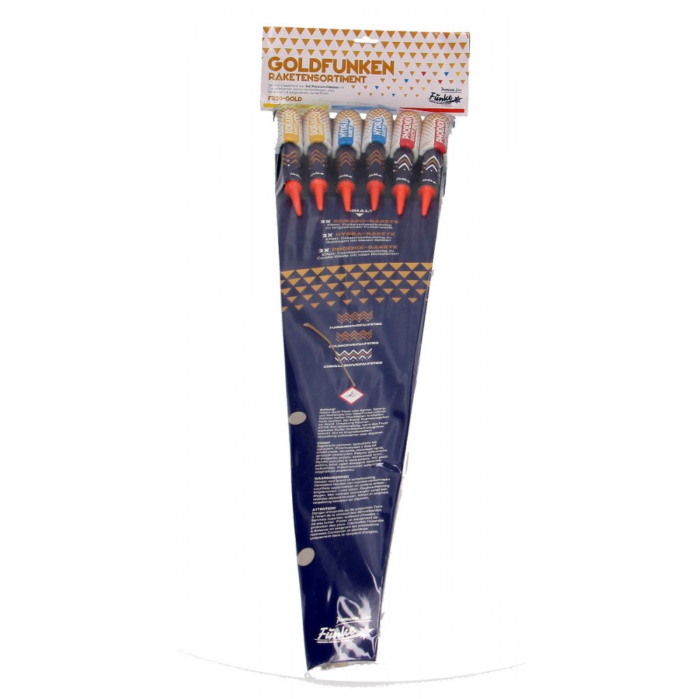 Goldfunken Raketensortiment – Bild 1 von 1