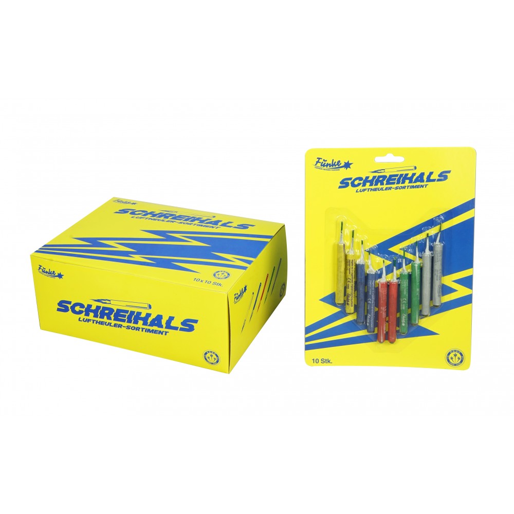 Schreihals Schachtel (10 Blisterkarten)