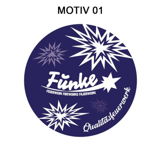 Funke Sticker 95x95 Motiv 1